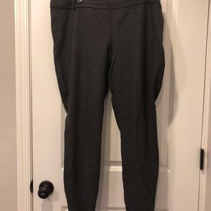 J. Crew Minnie pants - skinny grey wool flannel